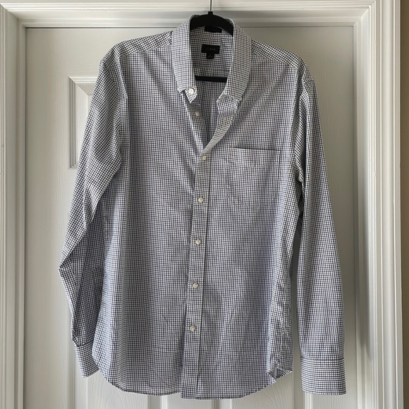 J. Crew Slime Cut Button Up - Picture 1 of 3